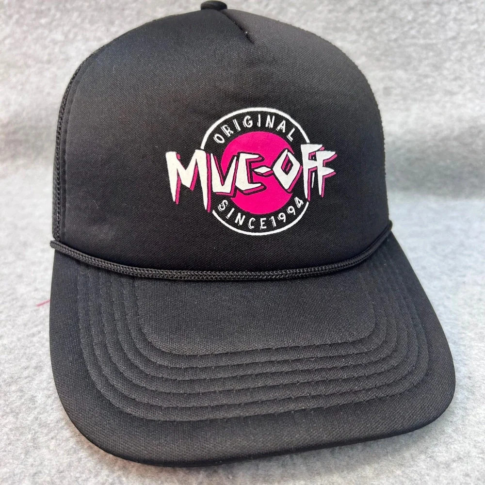 Muc-Off Original Logo Mens Black Trucker Hat Mesh Snapback OSFM